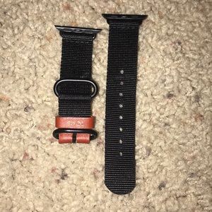 Toms black Apple Watch band
